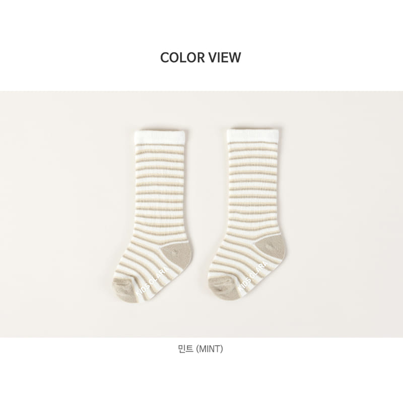KIDS CLARA - Korean Children Fashion - #Kfashion4kids - Poin Baby Knee Socks [set of 5] - 8