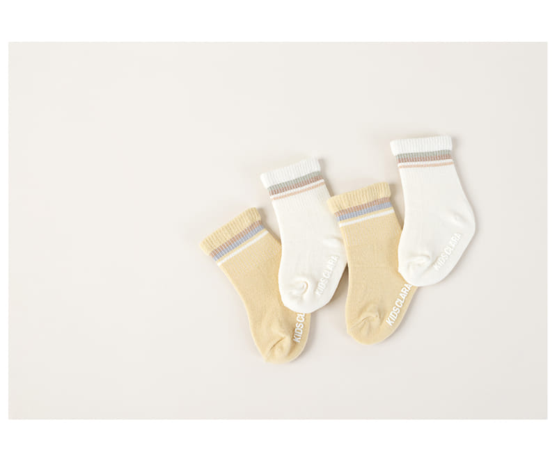 KIDS CLARA - Korean Children Fashion - #Kfashion4kids - Epy Baby Socks [set of 5] - 5