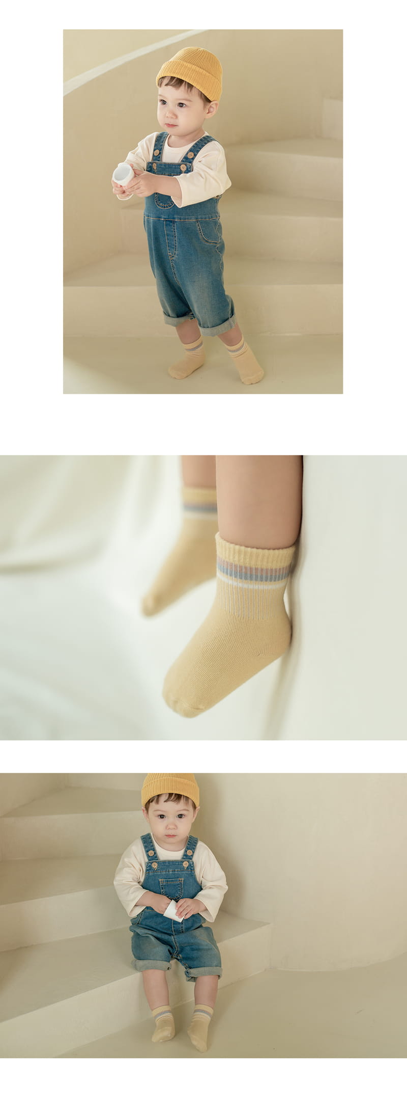 KIDS CLARA - Korean Children Fashion - #Kfashion4kids - Epy Baby Socks [set of 5] - 6