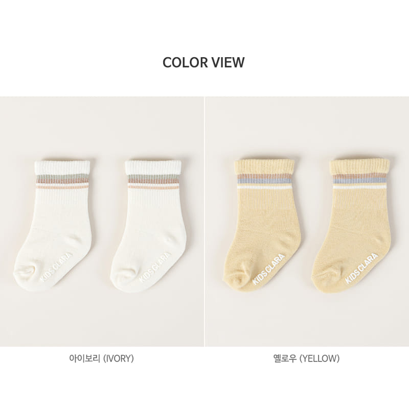 KIDS CLARA - Korean Children Fashion - #Kfashion4kids - Epy Baby Socks [set of 5] - 8