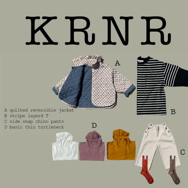 KURENARD - Korean Children Fashion - #Kfashion4kids - Quilted Reversible Jacket - 2