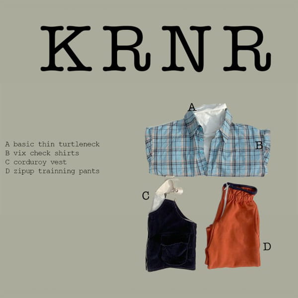 KURENARD - Korean Children Fashion - #Kfashion4kids - Big Check Shirt - 2