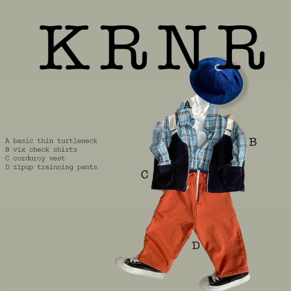 KURENARD - Korean Children Fashion - #Kfashion4kids - Big Check Shirt - 3