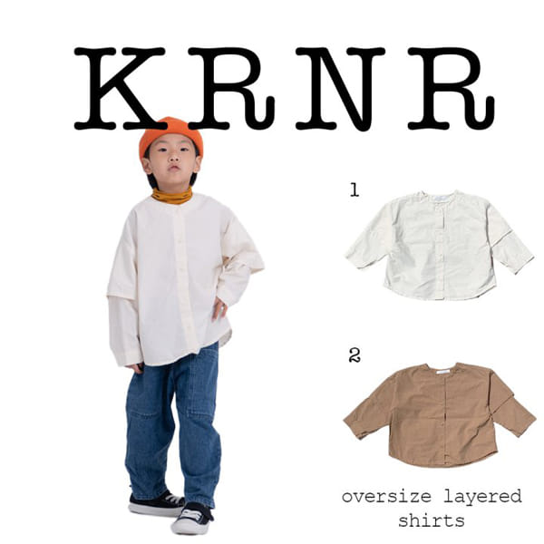 KURENARD - Korean Children Fashion - #Kfashion4kids - Oversize Layered Shirt
