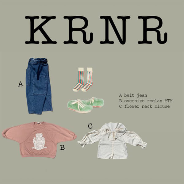 KURENARD - Korean Children Fashion - #Kfashion4kids - Oversize Raglan Sweatshirt - 3
