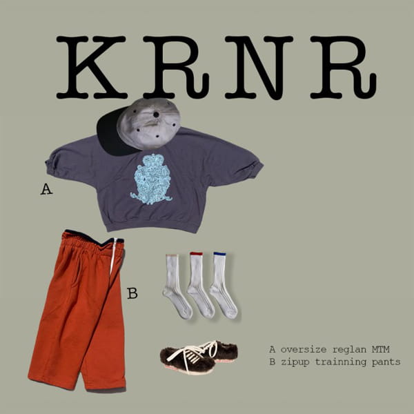 KURENARD - Korean Children Fashion - #Kfashion4kids - Oversize Raglan Sweatshirt - 4