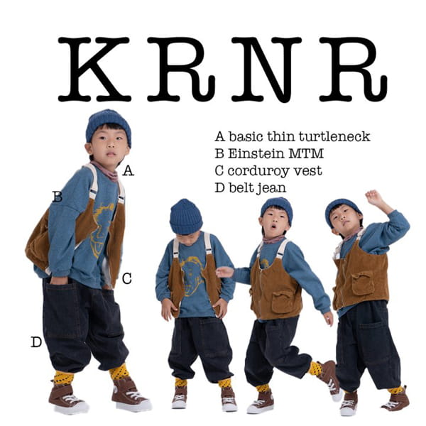 KURENARD - Korean Children Fashion - #Kfashion4kids - Belted Denim Pants - 3