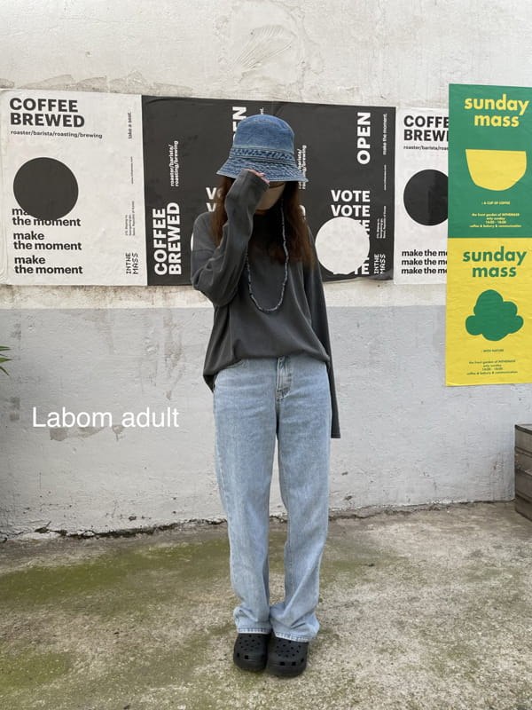 LABOM - Korean Children Fashion - #Kfashion4kids - Adult Pigment Loose Tee - 2