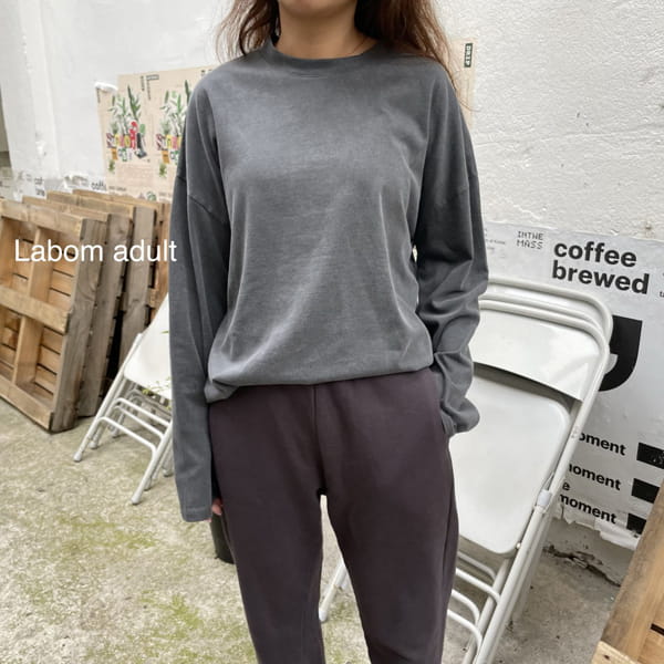 LABOM - Korean Children Fashion - #Kfashion4kids - Adult Pigment Loose Tee - 3