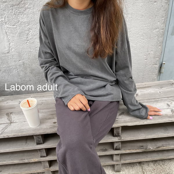 LABOM - Korean Children Fashion - #Kfashion4kids - Adult Pigment Loose Tee - 4