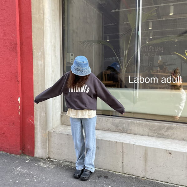 LABOM - Korean Children Fashion - #Kfashion4kids - Adult Pigment Loose Tee - 8