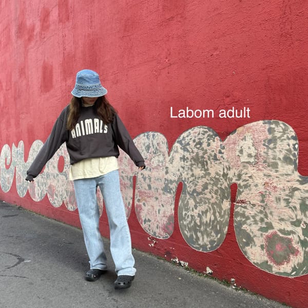 LABOM - Korean Children Fashion - #Kfashion4kids - Adult Pigment Loose Tee - 9
