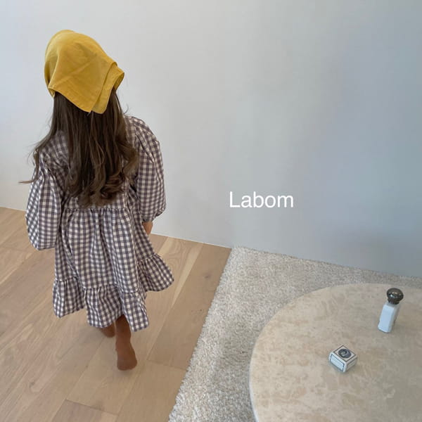 LABOM - Korean Children Fashion - #Kfashion4kids - Mimi Check One-piece - 11
