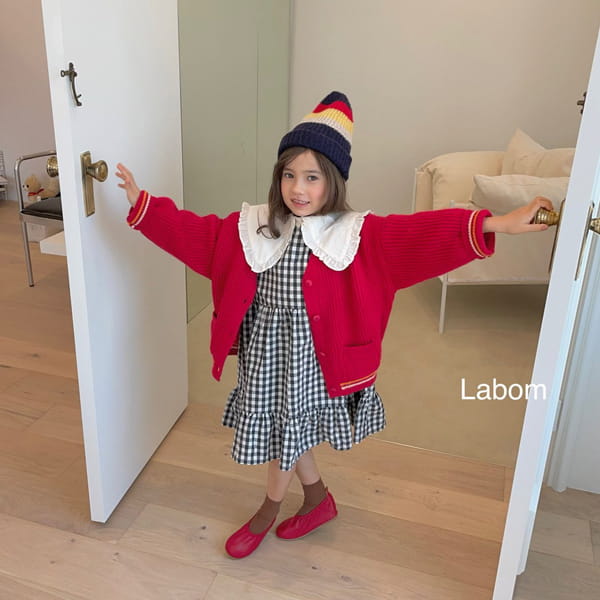 LABOM - Korean Children Fashion - #Kfashion4kids - Mimi Check One-piece - 7