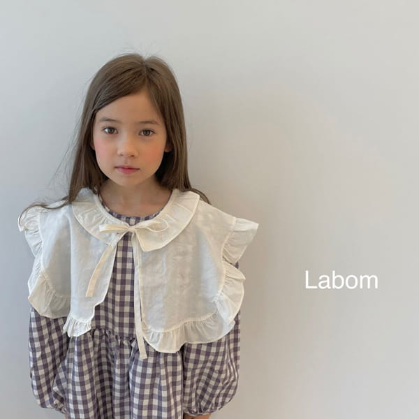 LABOM - Korean Children Fashion - #Kfashion4kids - Chuchu Big Collar Cape - 2