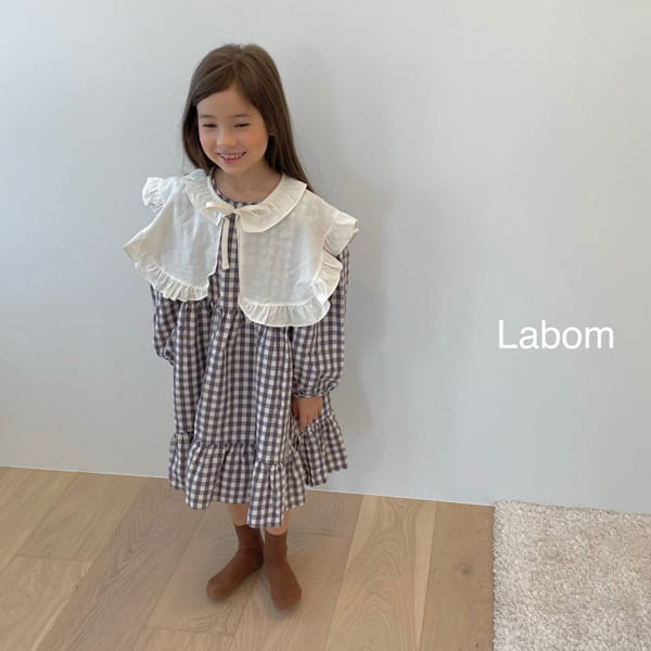 LABOM - Korean Children Fashion - #Kfashion4kids - Chuchu Big Collar Cape - 4
