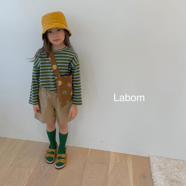 LABOM - Korean Children Fashion - #Kfashion4kids - Choco Stripe Tee