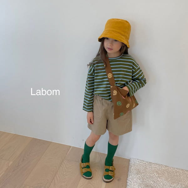 LABOM - Korean Children Fashion - #Kfashion4kids - Choco Stripe Tee - 4