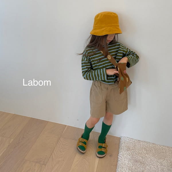 LABOM - Korean Children Fashion - #Kfashion4kids - Choco Stripe Tee - 5