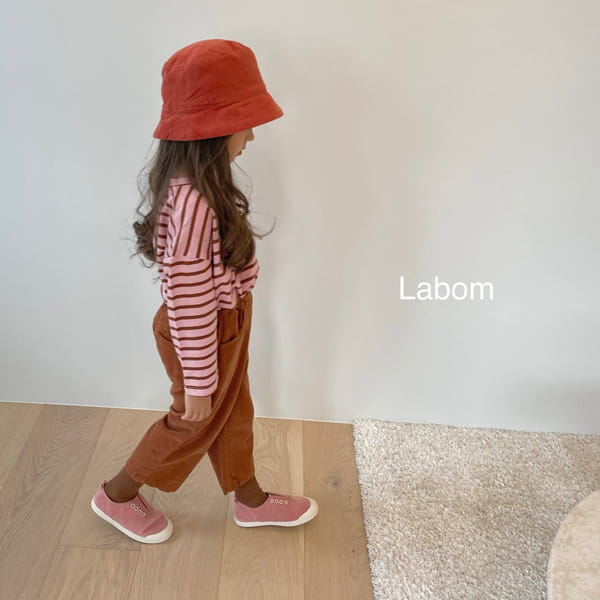LABOM - Korean Children Fashion - #Kfashion4kids - Choco Stripe Tee - 8
