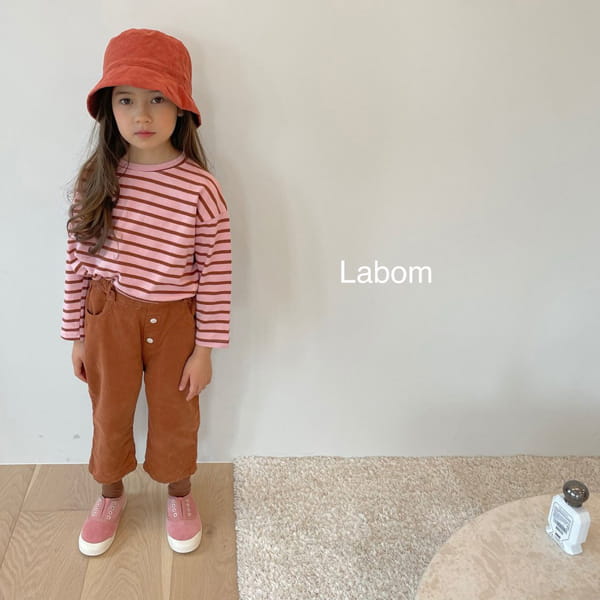 LABOM - Korean Children Fashion - #Kfashion4kids - Kuwing Button Corduroy Pants