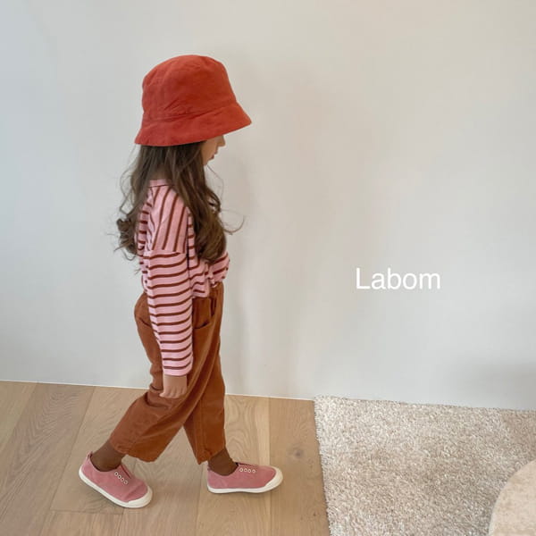 LABOM - Korean Children Fashion - #Kfashion4kids - Kuwing Button Corduroy Pants - 2