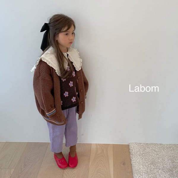LABOM - Korean Children Fashion - #Kfashion4kids - Kuwing Button Corduroy Pants - 9