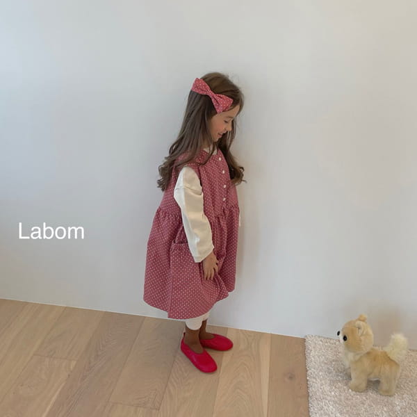 LABOM - Korean Children Fashion - #Kfashion4kids - Dot Ribbon Hairpin - 4