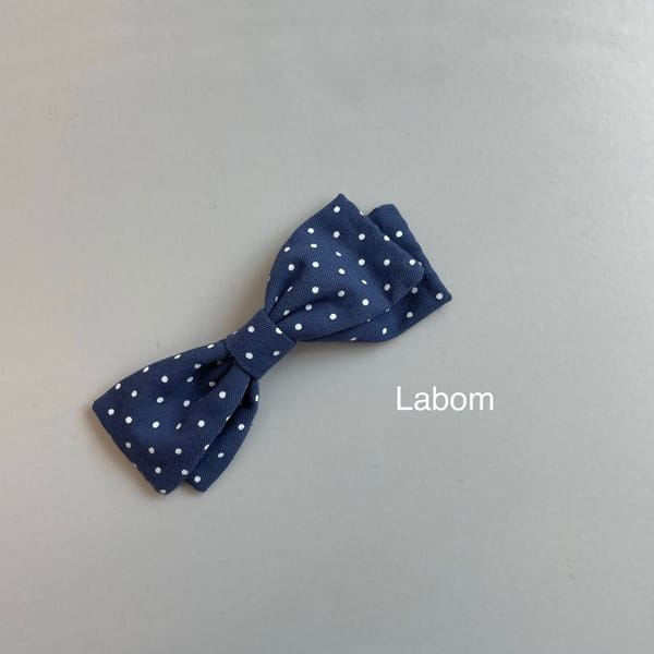 LABOM - Korean Children Fashion - #Kfashion4kids - Dot Ribbon Hairpin - 5