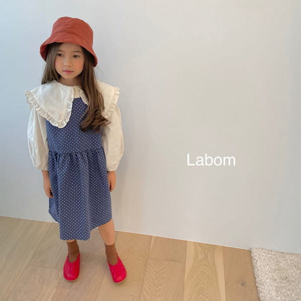 LABOM - Korean Children Fashion - #Kfashion4kids - Dot String One-piece - 2