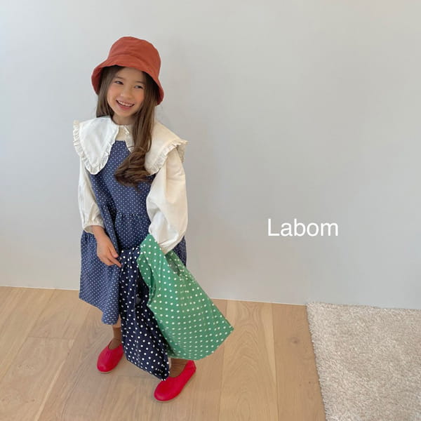 LABOM - Korean Children Fashion - #Kfashion4kids - Dot String One-piece - 4
