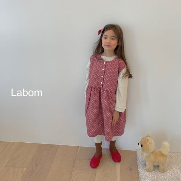 LABOM - Korean Children Fashion - #Kfashion4kids - Dot String One-piece - 7