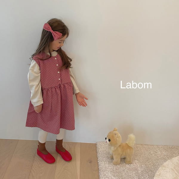 LABOM - Korean Children Fashion - #Kfashion4kids - Dot String One-piece - 9