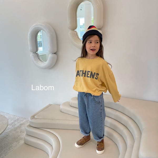 LABOM - Korean Children Fashion - #Kfashion4kids - Puppet Denim Pants - 2