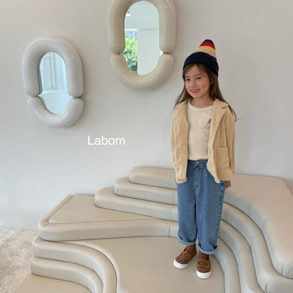 LABOM - Korean Children Fashion - #Kfashion4kids - Puppet Denim Pants - 4