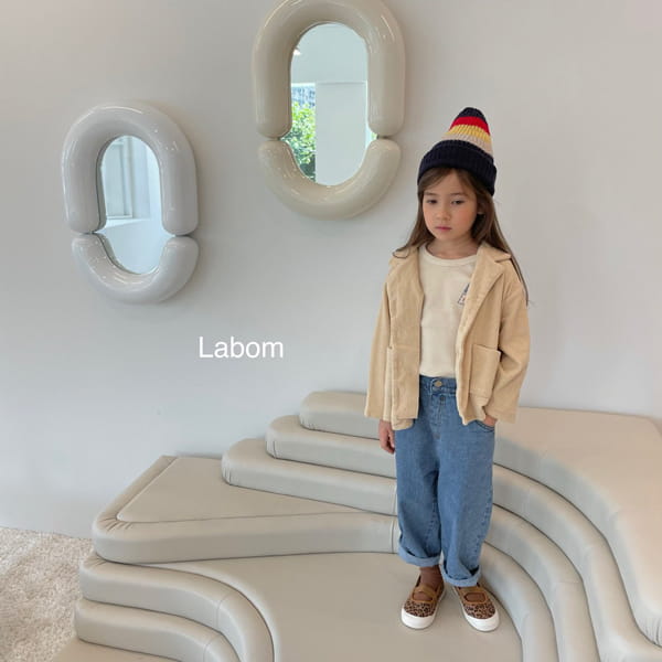 LABOM - Korean Children Fashion - #Kfashion4kids - Puppet Denim Pants - 5