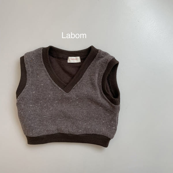 LABOM - Korean Children Fashion - #Kfashion4kids - Peanut Knit Vest - 11