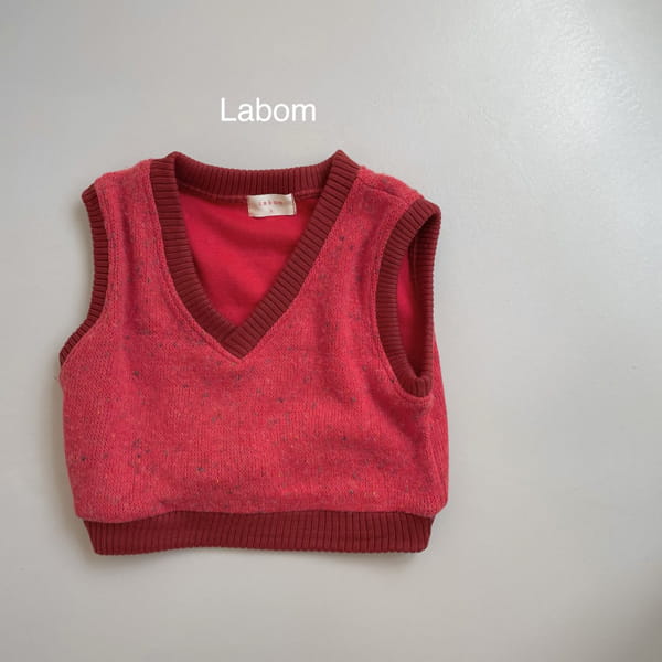 LABOM - Korean Children Fashion - #Kfashion4kids - Peanut Knit Vest - 12