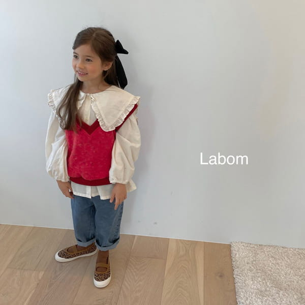 LABOM - Korean Children Fashion - #Kfashion4kids - Peanut Knit Vest - 2