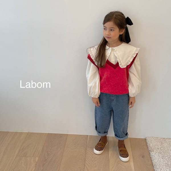 LABOM - Korean Children Fashion - #Kfashion4kids - Peanut Knit Vest - 3