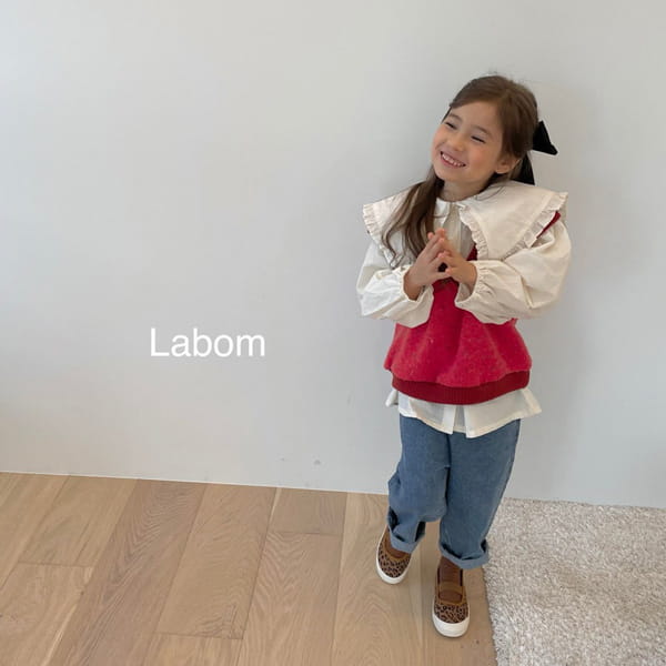 LABOM - Korean Children Fashion - #Kfashion4kids - Peanut Knit Vest - 4