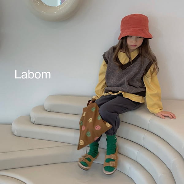 LABOM - Korean Children Fashion - #Kfashion4kids - Peanut Knit Vest - 6
