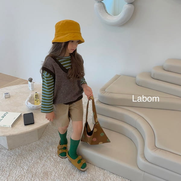 LABOM - Korean Children Fashion - #Kfashion4kids - Peanut Knit Vest - 8