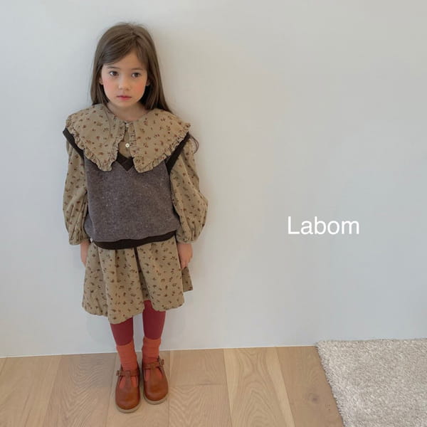 LABOM - Korean Children Fashion - #Kfashion4kids - Eily Collar One-piece - 10