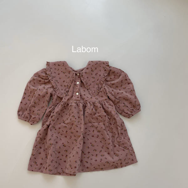 LABOM - Korean Children Fashion - #Kfashion4kids - Eily Collar One-piece - 12