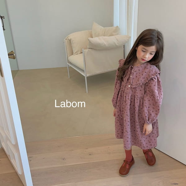 LABOM - Korean Children Fashion - #Kfashion4kids - Eily Collar One-piece - 2