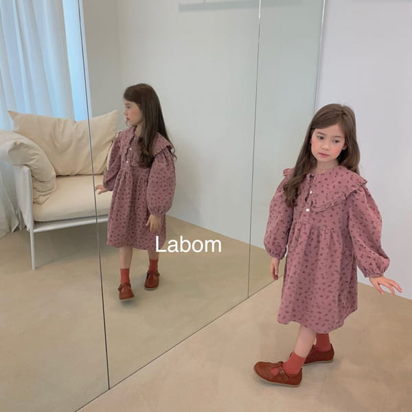 LABOM - Korean Children Fashion - #Kfashion4kids - Eily Collar One-piece - 3