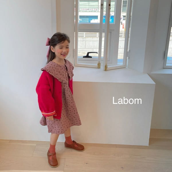 LABOM - Korean Children Fashion - #Kfashion4kids - Eily Collar One-piece - 5