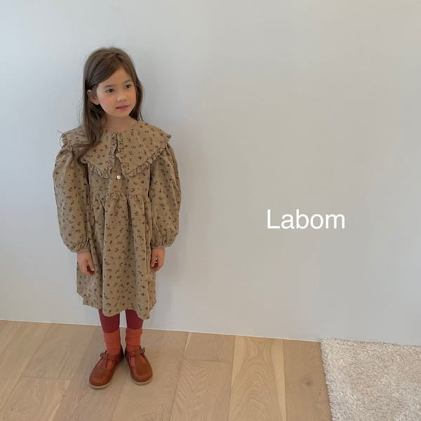 LABOM - Korean Children Fashion - #Kfashion4kids - Eily Collar One-piece - 6