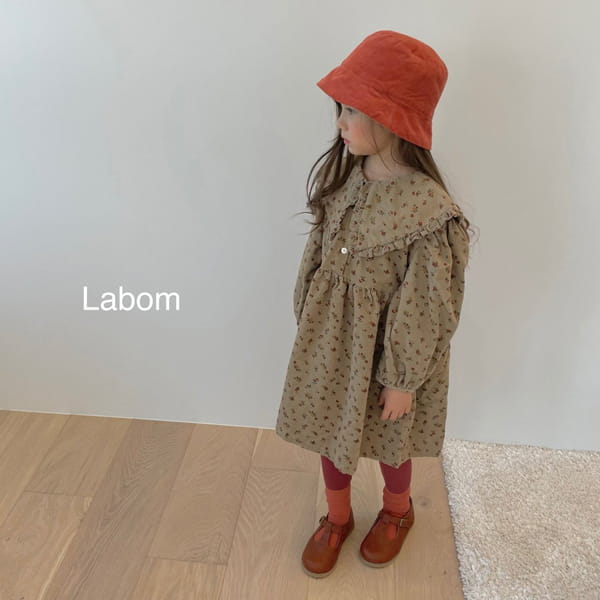 LABOM - Korean Children Fashion - #Kfashion4kids - Eily Collar One-piece - 7